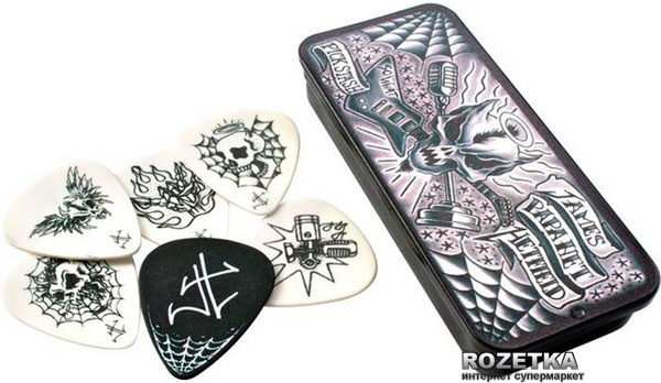 

Медиатор Dunlop JPH01T088 James Hetfield Signature Pick Tin (6 шт)