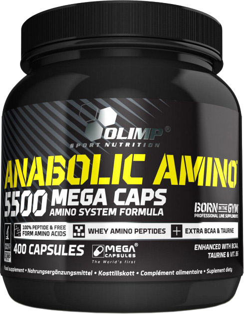 

Аминокислота Olimp Anabolic Amino 5500 Mega 400 Caps (5901330024153)