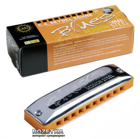 

Губная гармошка Seydel Session Steel A (10301A)