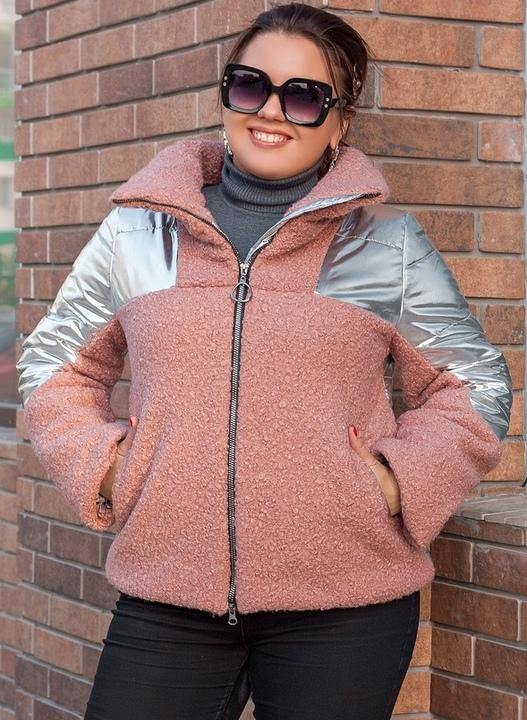 

Куртка G&M k-60635  Размер цвет пудра, Куртка G&M k-60635 54 Размер цвет пудра