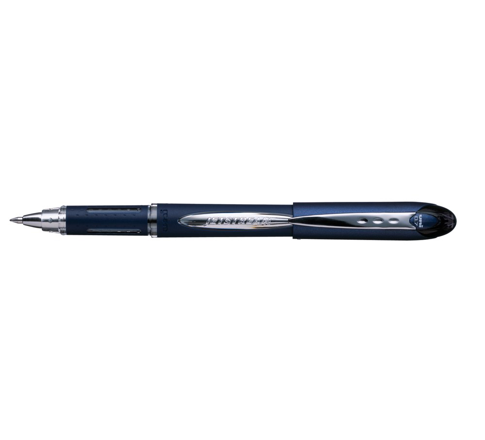 

Ручка роллер Uni Jetstream Черная 0.7 мм Синий корпус (SX-217.Z.Black)