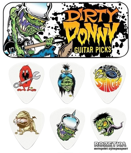 

Медиатор Dunlop BL111T1.0 Dirty Donny Pick Tin 1.0 (6 шт)