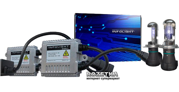 

Комплект біксенону Infolight Expert 35W Н4 6000К (Бі Н4 6К IE)
