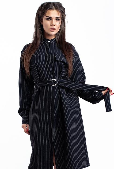 

Платье-рубашка G&M k-49453 - Размер цвет полоска, Платье-рубашка G&M k-49453 52-54 Размер цвет полоска