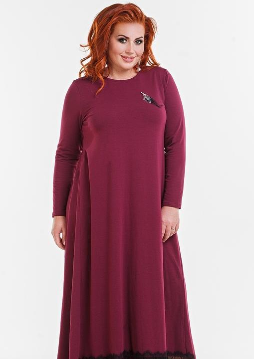 

Платье G&M k-47249 54-56 Размер цвет бордовый