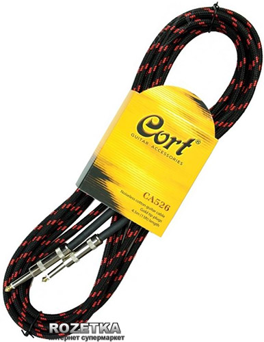 

Инструментальный кабель Cort CA526 BK 4.5 м