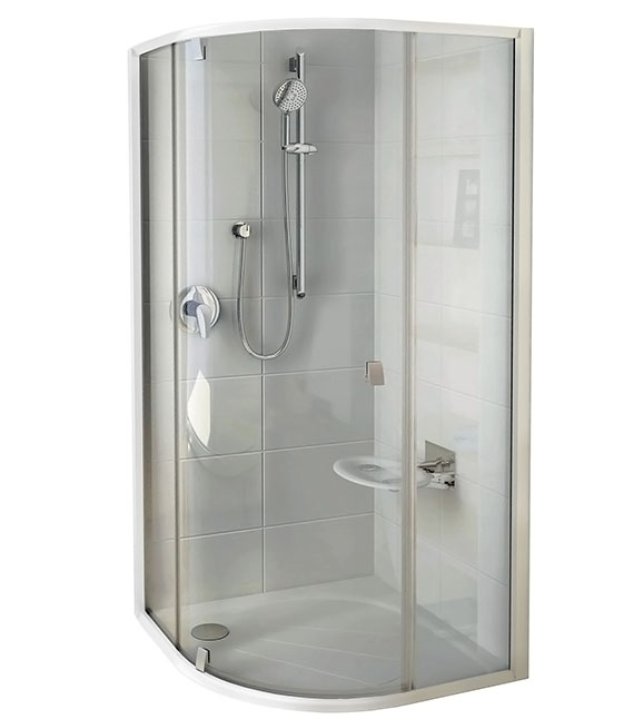 

Душевая кабина RAVAK PIVOT PSKK3-100 Transp white/chrome 376AA100Z1