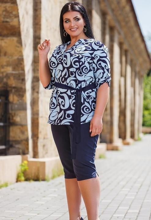 

Костюм G&M k-54553  Размер цвет синий низ+ верх голубой узор, Костюм G&M k-54553 50 Размер цвет синий низ+ верх голубой узор