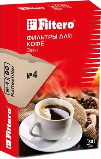 

Фільтри для кавоварок FILTERO Classic №4