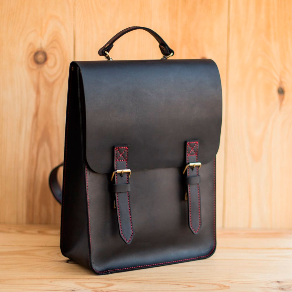 

Рюкзак Gridasov Leathercraft Vintage черный (BG-023-BK)