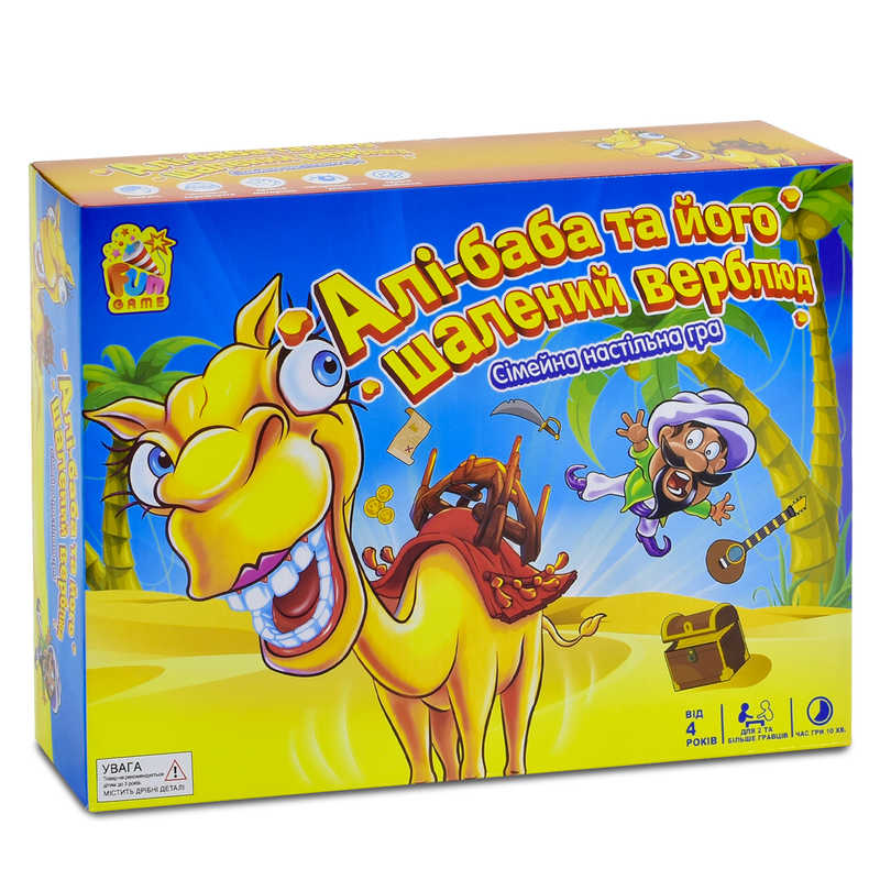 

Настольная игра АЛИ-БАБА, И ЕГО БЕЗУМНЫЙ ВЕРБЛЮД Fun Game (7044)