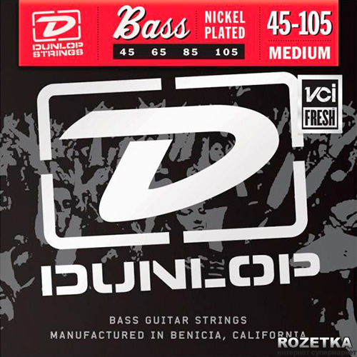 

Dunlop DBN45105 Nickel Plated Steel Bass Medium (45-105)