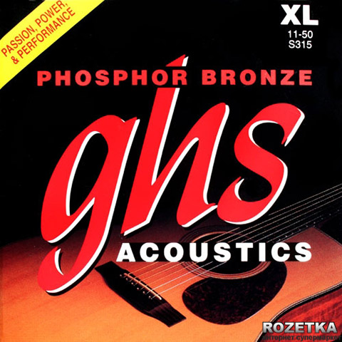 

GHS Phosphor Bronze 6-String S315 (011-050) (70545)