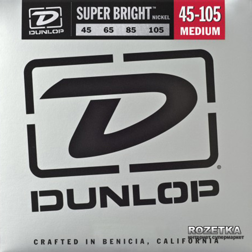 

Dunlop DBSBN45105 Super Bright Nickel (45-105)