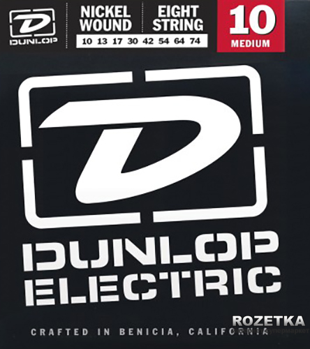 

Dunlop DEN1074 Electric Medium 8 Strings (10-74)