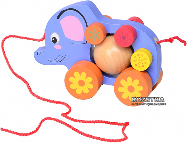 

Деревянная игрушка на веревке Cлон Na-Na (T65-002)