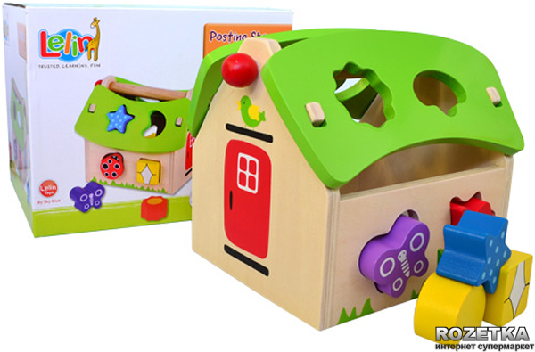 

Деревянный игровой сортер в виде домика Na-Na (T15-008)