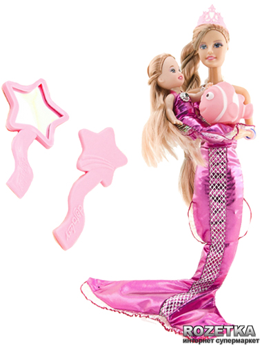 

Набор Na-Na ID74 Sea World Scene Кукла-русалка с дочкой и аксессуарами (T31-033)