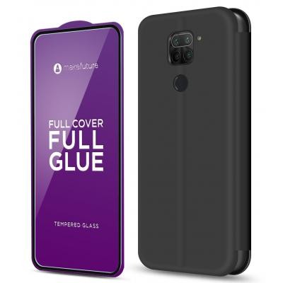 

Стекло защитное MakeFuture Xiaomi Redmi Note 9 + case Flip Black (MSFP-XRN9BK)