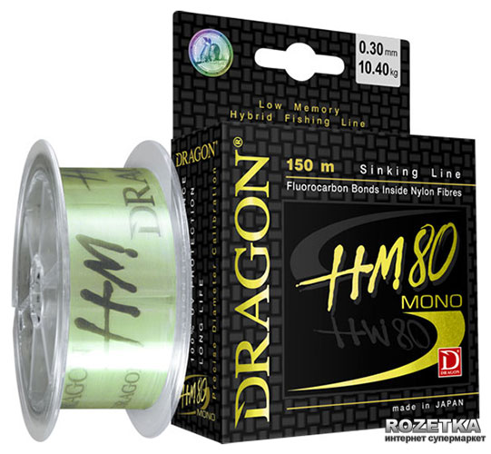 

Леска Dragon HM80 150 м 0.161 мм 3.74 кг (PDF-30-00-016)