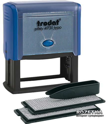 

Штамп самонаборный Trodat 4931 70x30 мм 6 строк Укр+Рус Синий корпус (4931 Текст/6/)