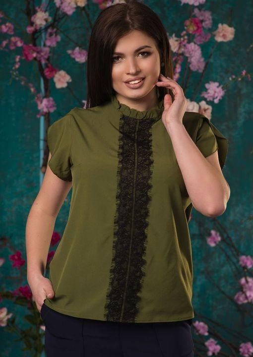 

Блузка G&M k-54483  Размер цвет хаки, Блузка G&M k-54483 54 Размер цвет хаки