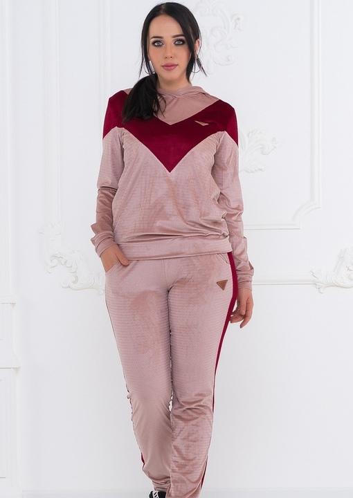 

Спортивный костюм G&M k-58206 48-50 Размер цвет пудра