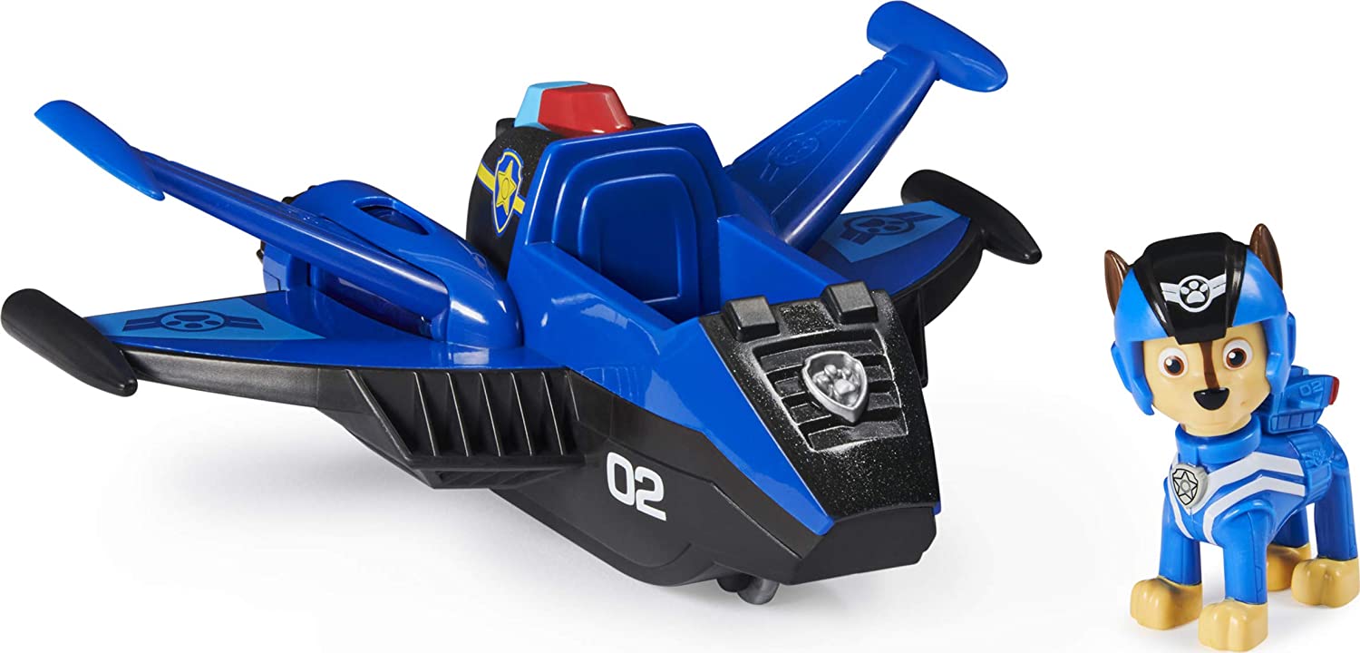 

Щенячий патруль Самолет Чейза свет звук Paw Patrol Jet to The Rescue Chase’s Deluxe Transforming Vehicle (6059440)