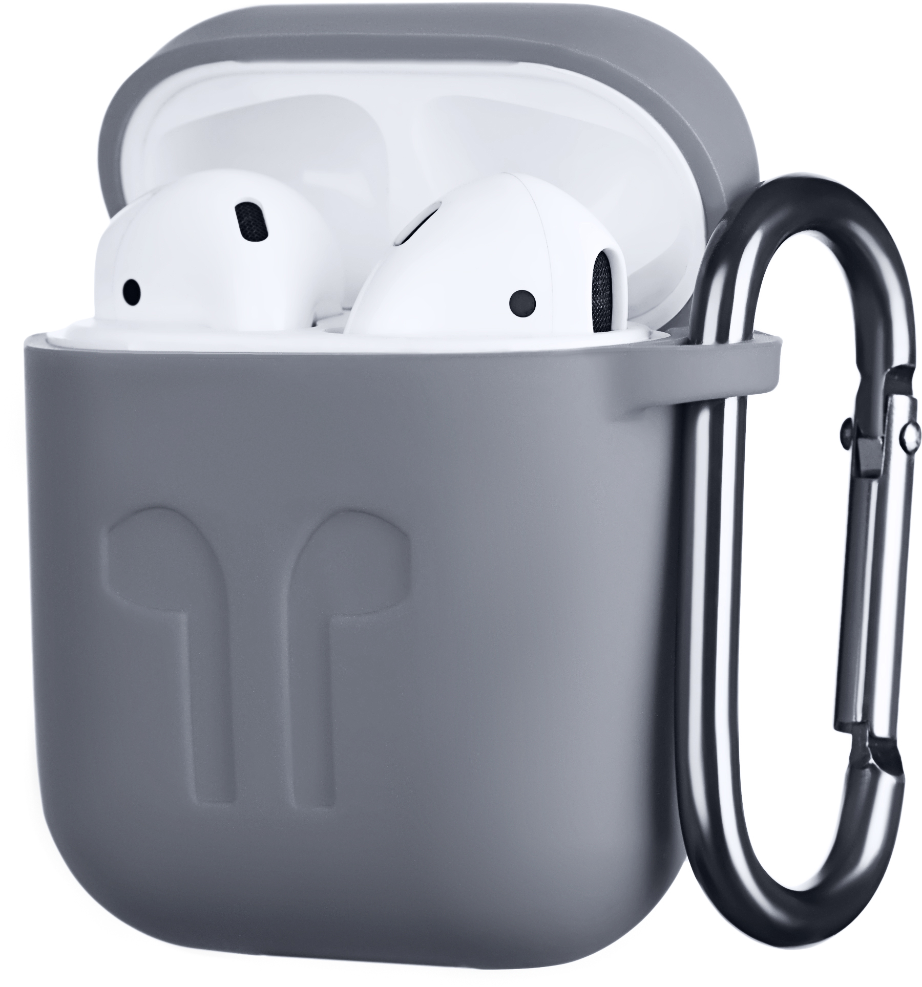 Чехол 2Е для Apple AirPods Pure Color Silicone Imprint 1.5 мм Grey (2E ...