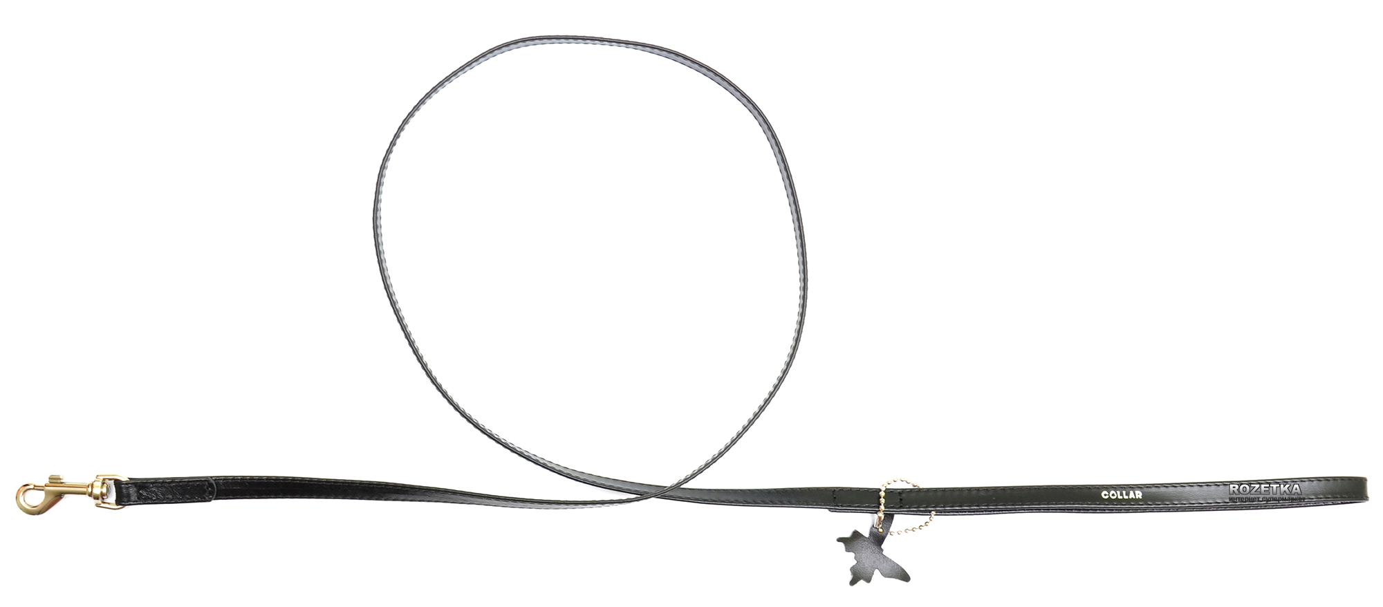 

Поводок для собак кожаный Collar WAUDOG Glamour, S, Ш 18 мм, Дл 122 см