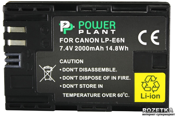 

Aкумулятор PowerPlant для Canon LP-E6N