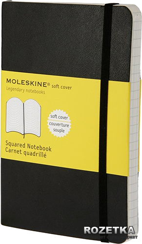 

Записная книга Moleskine Classic 9 x 14 см 192 страницы в клетку Чёрная (9788883707124)