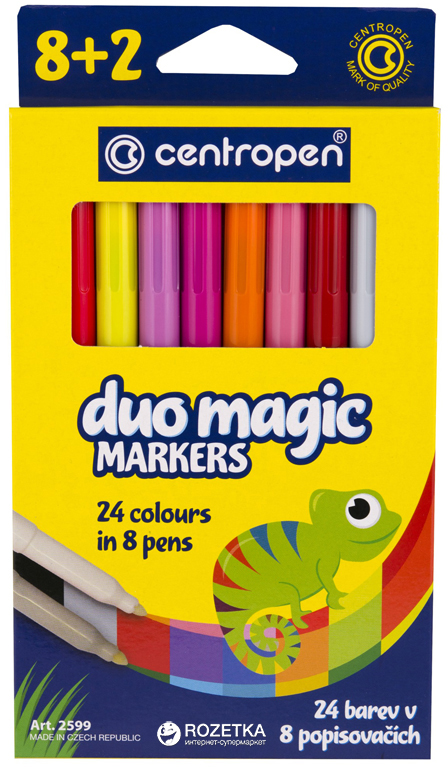 

Набор фломастеров Centropen Duomagic 10 шт (2599/10)