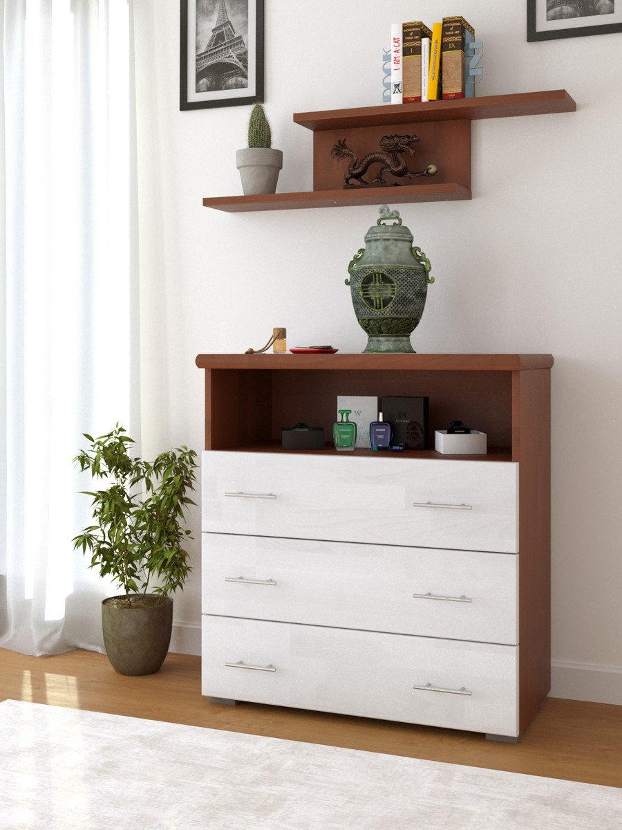 

Комод Arbordrev Эксклюзив 3Ш1П сосна Яблоня локарно