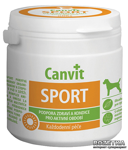 Акция на Витаминно-минеральный комплекс Canvit Sport для собак таблетки 230 шт (can50738) от Rozetka UA