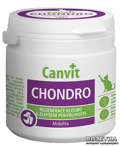 

Хондропротектор Canvit Chondro для котов таблетки 100 шт