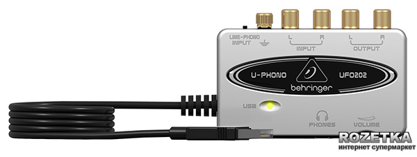 

Аудиоинтерфейс Behringer U-Phono UFO202