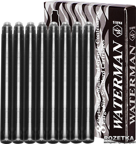 

Набор картриджей 8 шт Waterman Черные (52 001)