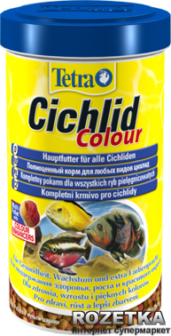 

Корм Tetra Cichlid Colour для аквариумных рыб в гранулах 10 л