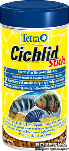 Акція на Корм Tetra Cichlid Sticks для аквариумных рыб в палочках 10 л (4004218153691) від Rozetka UA