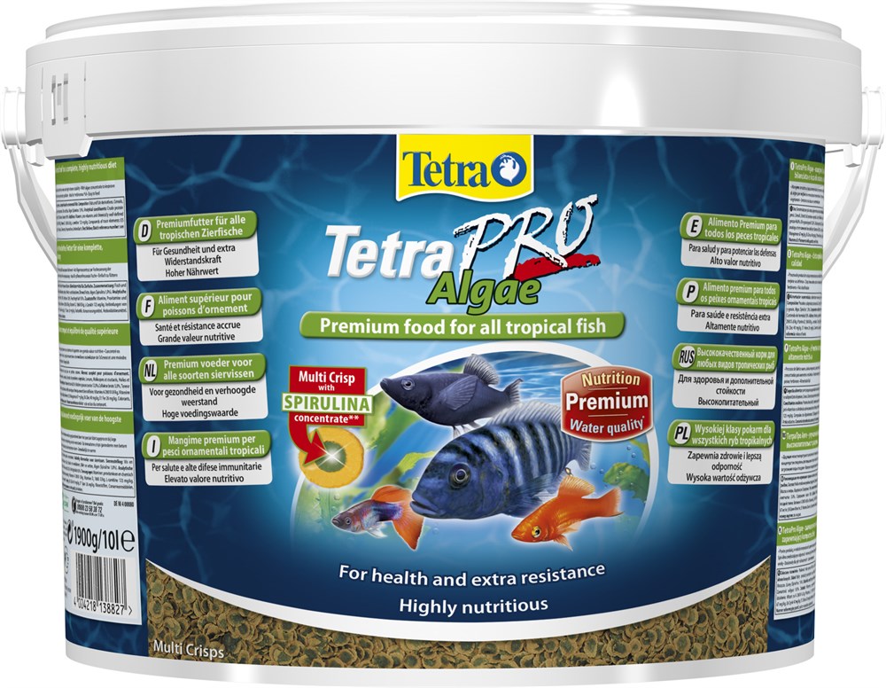 Акция на Корм Tetra Pro Algae для аквариумных рыб в чипсах 10 л (4004218138827) от Rozetka UA