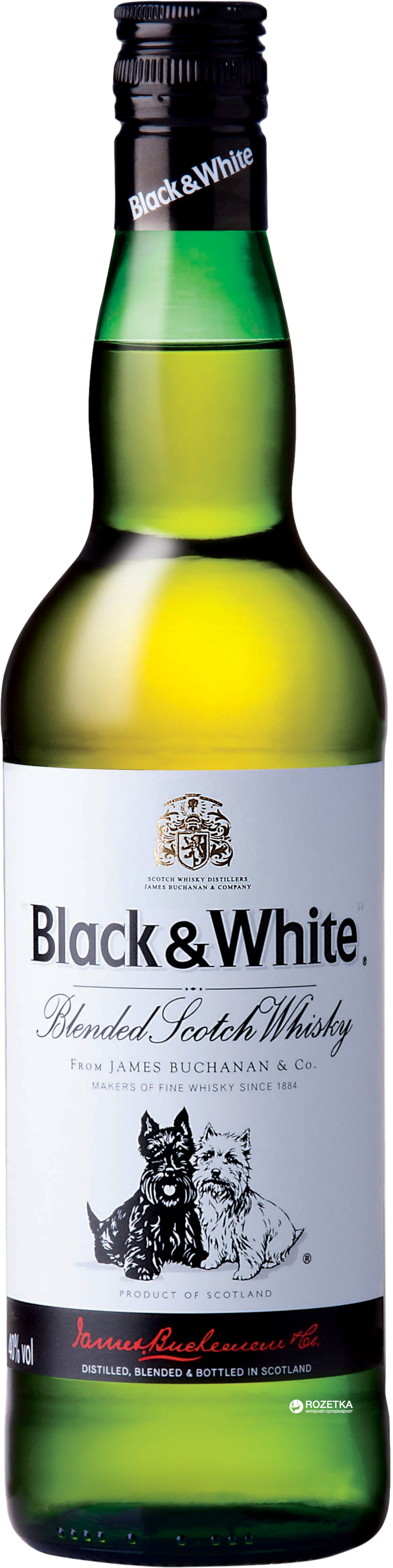 Акція на Виски Black&White выдержка 3 года 1 л 40% (50196081) від Rozetka UA