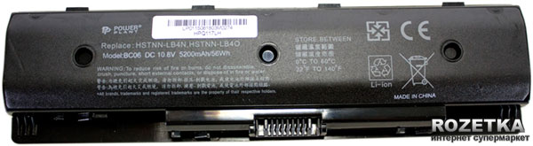 

Аккумулятор PowerPlant для HP ENVY 15 Series Black (10.8V/5200mAh/6 Cells)