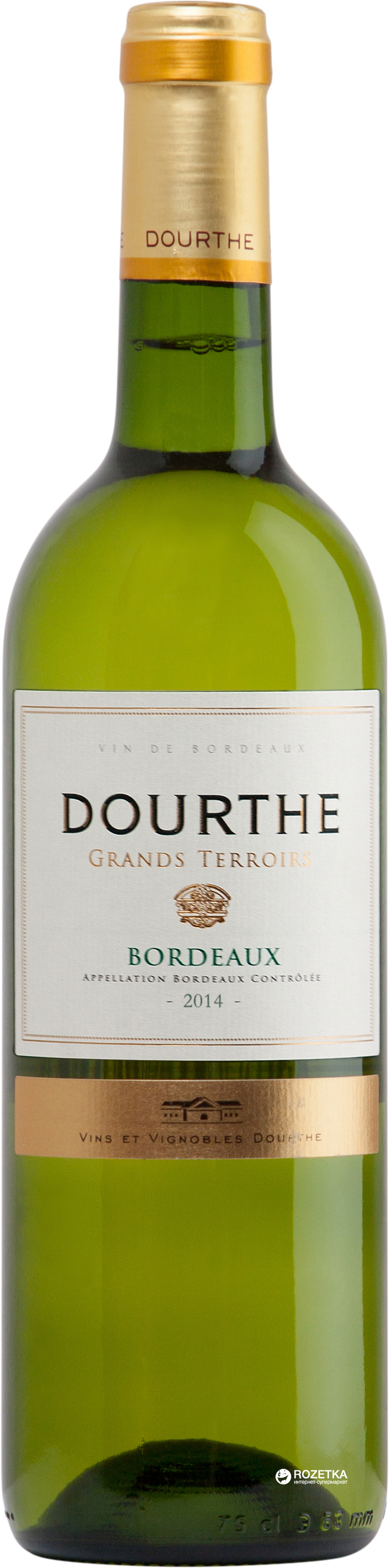 Акція на Вино Dourthe Grands Terroirs Bordeaux Blanc белое сухое 0.75 л 11% (3258691240008) від Rozetka UA