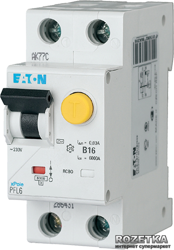 

Диференціальний автомат Eaton PFL6-25/1N/C/003