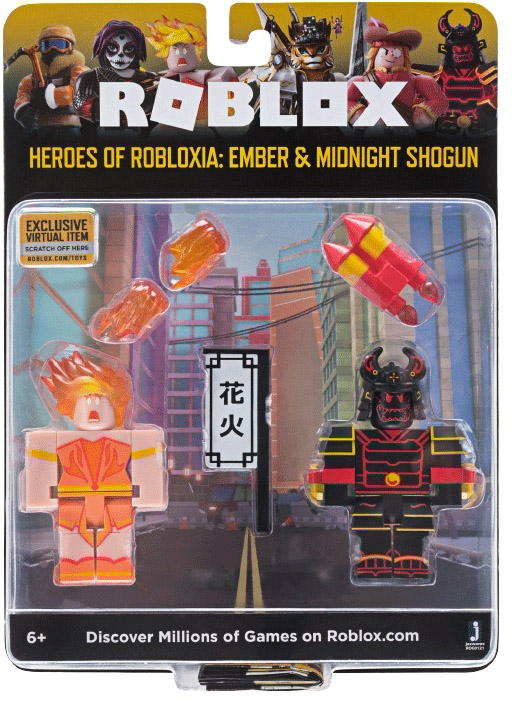 

Игровая коллекционная фигурка Roblox Jazwares Game Packs Heroes of Robloxia: Ember&Midnight Shogun W4 (ROG0121)