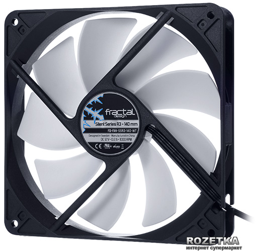 

Кулер Fractal Design Silent R3 140 (FD-FAN-SSR3-140-WT)