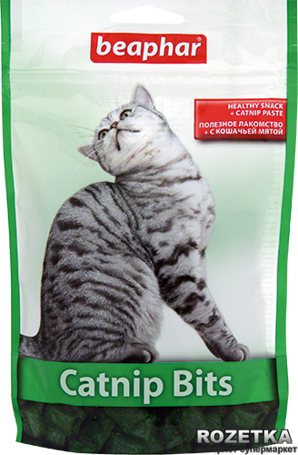 

Подушечки Beaphar Catnip Bits с кошачьей мятой для кошек и котят 150 г