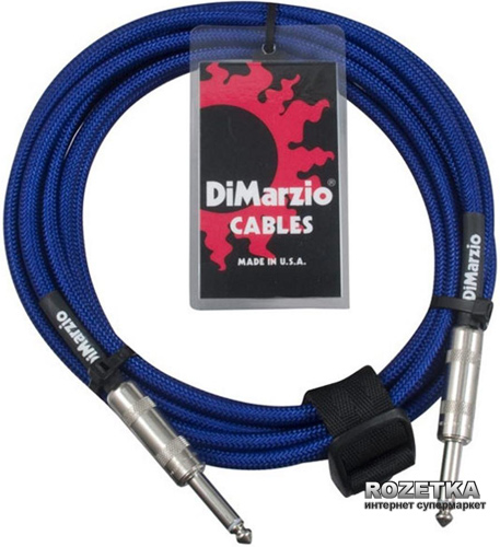 

Инструментальный кабель DiMarzio Instrument Cable 4.5 м Electric Blue (EP1715SS EB)