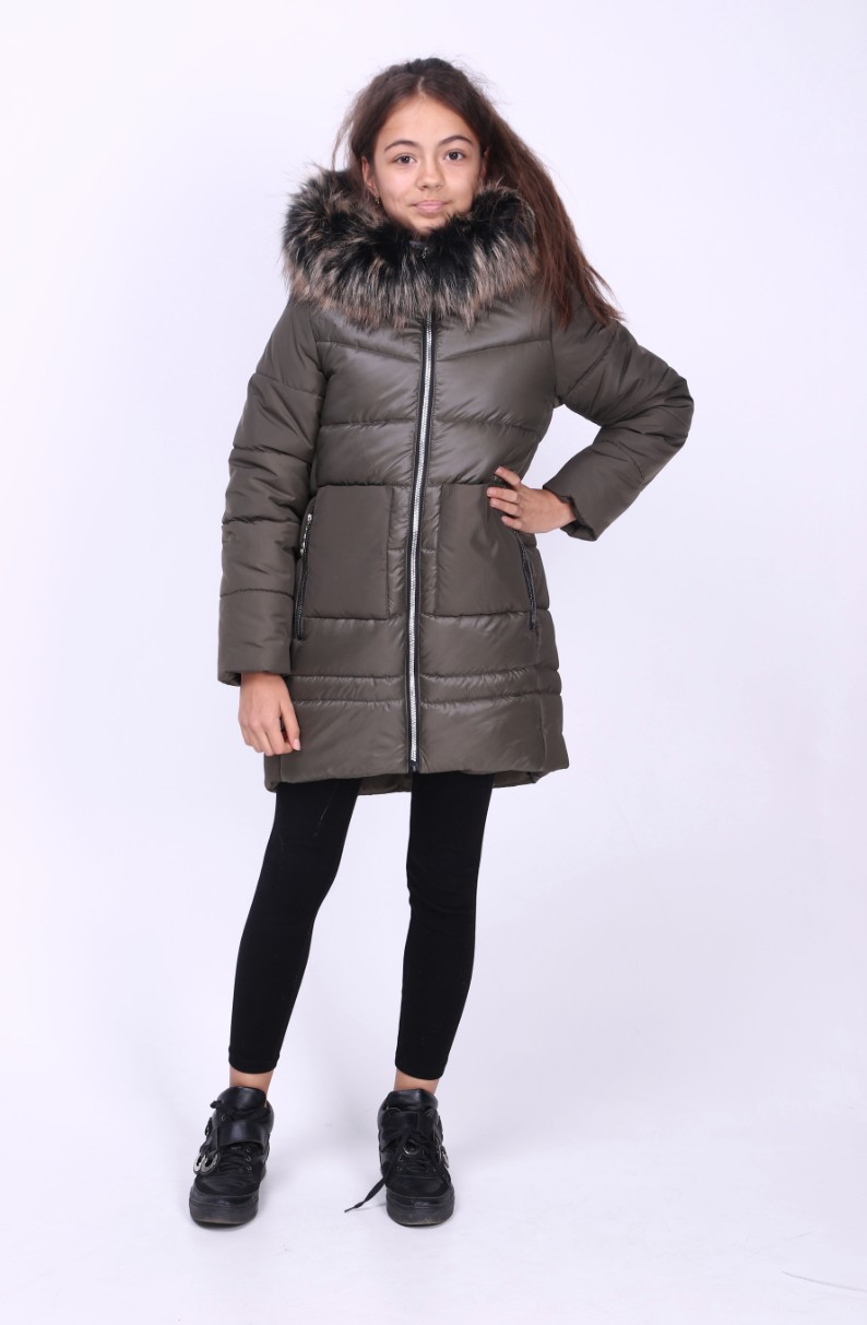 

Зимняя куртка Cvetik Мишель 140 Хаки